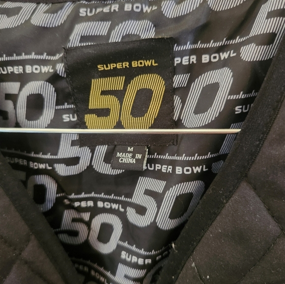 Collectible BDA Women's Superbowl 50 Vest Zip Up with Pockets - Picture 4 of 4